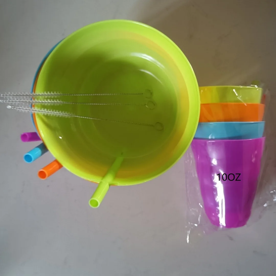 Cereal Bowls with Straws & Kids Straw Cups Set of 4 Kids Plastic Bowls with Straws & 4 Straw Cups for Kids BPA Free Dishwasher
Cereal Bowls with Straws & Kids Straw Cups Set of 4 Kids Plastic Bowls with Straws & 4 Straw Cups for Kids BPA Free Dishwasher