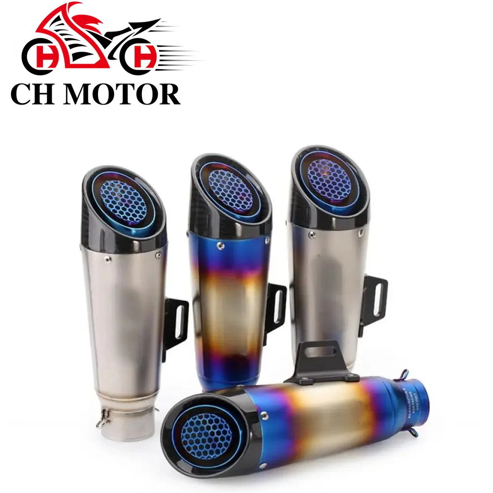 51MM 60MM Project Three Layer Motorcycle Exhaust For VSTROM650 FZ07 DUKE250 450SR 800NK R3 Muffler Tube With DB Killer
51MM 60MM Project Three Layer Motorcycle Exhaust For VSTROM650 FZ07 DUKE250 450SR 800NK R3 Muffler Tube With DB Killer