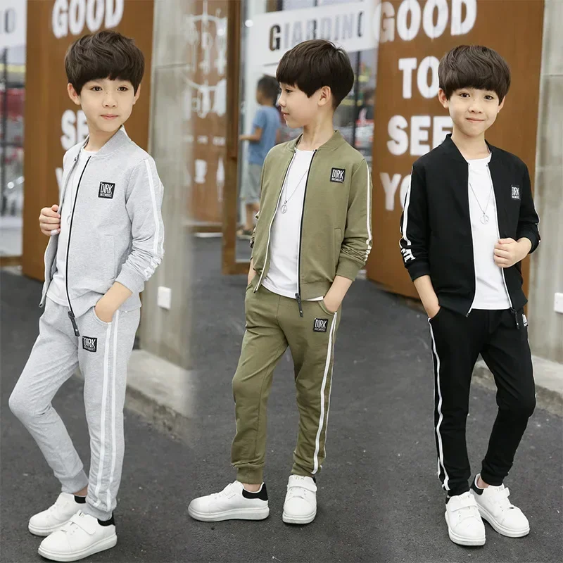 Casual Boys Clothing Set Spring Autumn Kids Clothes Navy Long Sleeve Pullover Solid Sports Suit for Children Boys Tops & Pants
Casual Boys Clothing Set Spring Autumn Kids Clothes Navy Long Sleeve Pullover Solid Sports Suit for Children Boys Tops & Pants