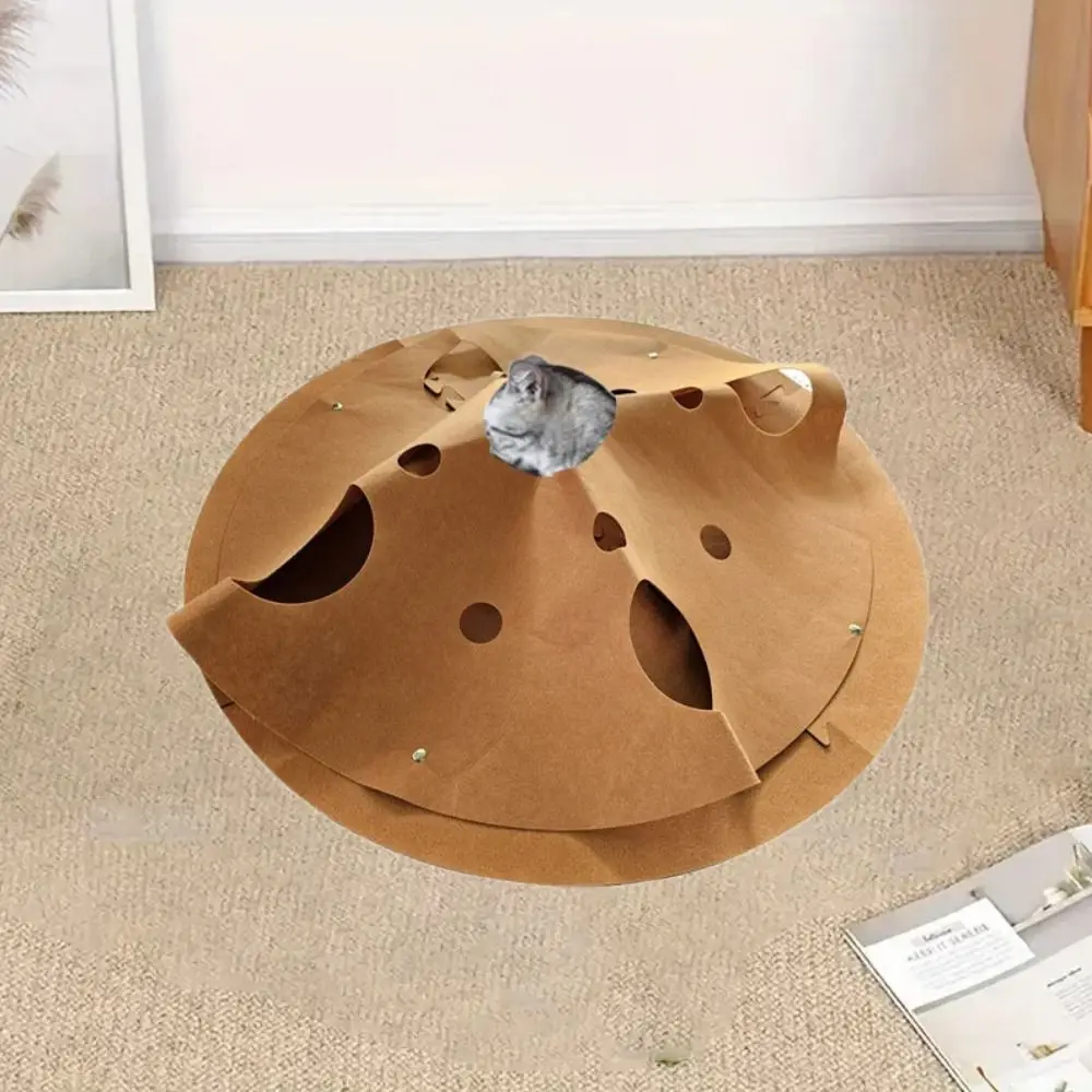 Cat Playing Game Mat Durable Cat Tunnel Play Rug Anti-scratch Comfortable Pet Toys Pad Safety Cat Rest Mat Training Supplies
Cat Playing Game Mat Durable Cat Tunnel Play Rug Anti-scratch Comfortable Pet Toys Pad Safety Cat Rest Mat Training Supplies