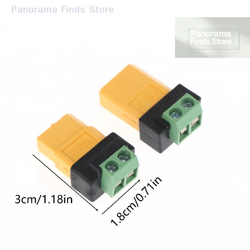 XT60 Male Female To 2Pin Terminal Adapter Solderless Charging Connector For UAV Balance Charger Solar Panel Model Devices
XT60 Male Female To 2Pin Terminal Adapter Solderless Charging Connector For UAV Balance Charger Solar Panel Model Devices