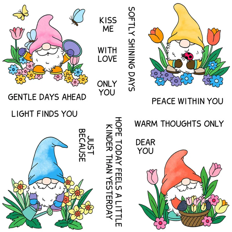 Gnome Silicone Transparent Clear Stamps Embossing Carbon Steel Cutting Dies for Journal Decoration Pattern
Gnome Silicone Transparent Clear Stamps Embossing Carbon Steel Cutting Dies for Journal Decoration Pattern