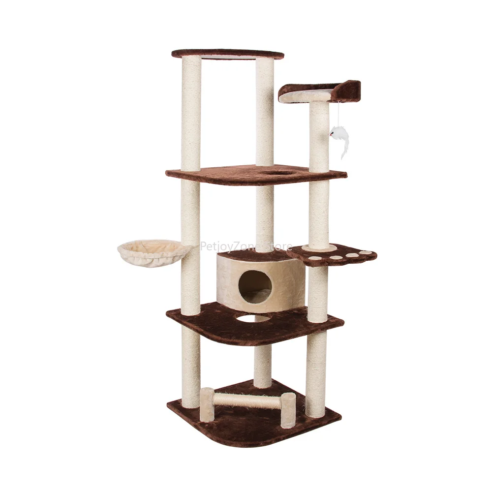 Big Size Double Color Cat Tree With Playing Mouse Toy
Big Size Double Color Cat Tree With Playing Mouse Toy