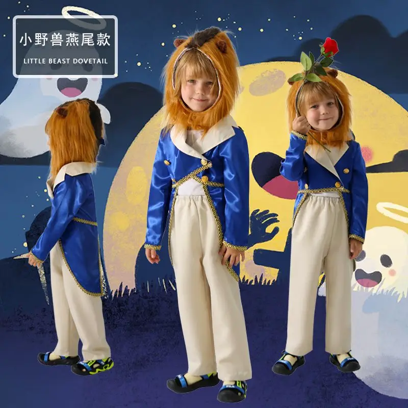 New Children's Party Tailcoat Costumes For Wild Beast Role-playing Suitable For School Stage Performances.
New Children's Party Tailcoat Costumes For Wild Beast Role-playing Suitable For School Stage Performances.