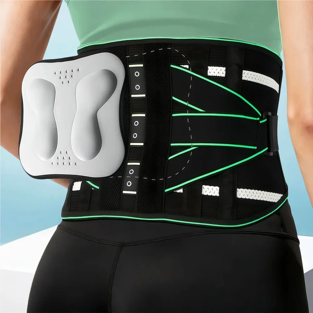 Back Brace with 8X Stays & 3D Lumbar Pad, Adjustable Waist Support Belt for Lower Back Pain Relief, Sciatica, Posture, Lifting
Back Brace with 8X Stays & 3D Lumbar Pad, Adjustable Waist Support Belt for Lower Back Pain Relief, Sciatica, Posture, Lifting