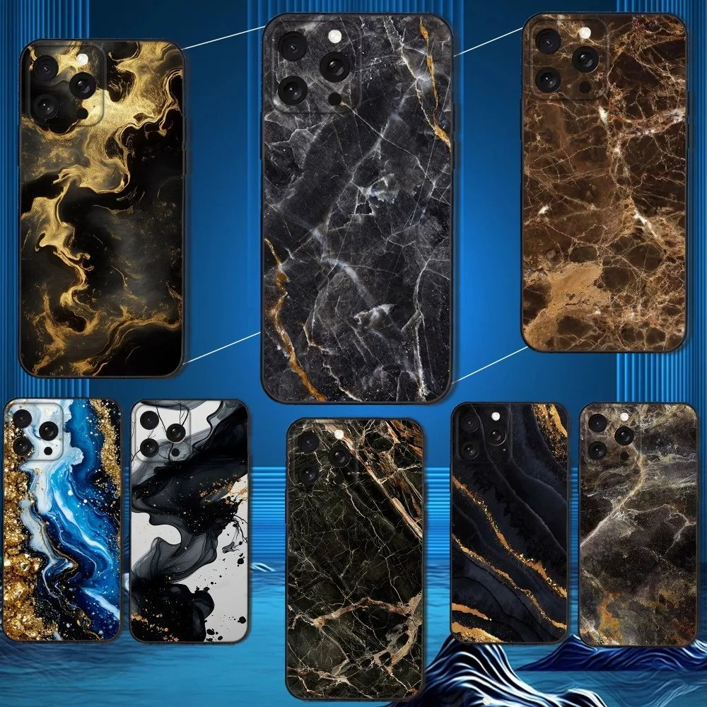 Marble texture Phone Case For iPhone 16,15,14,13,12,11 Plus,Pro Max,XS,X,XR,SE,Mini,8,7,Soft Silicone Black Cover
Marble texture Phone Case For iPhone 16,15,14,13,12,11 Plus,Pro Max,XS,X,XR,SE,Mini,8,7,Soft Silicone Black Cover