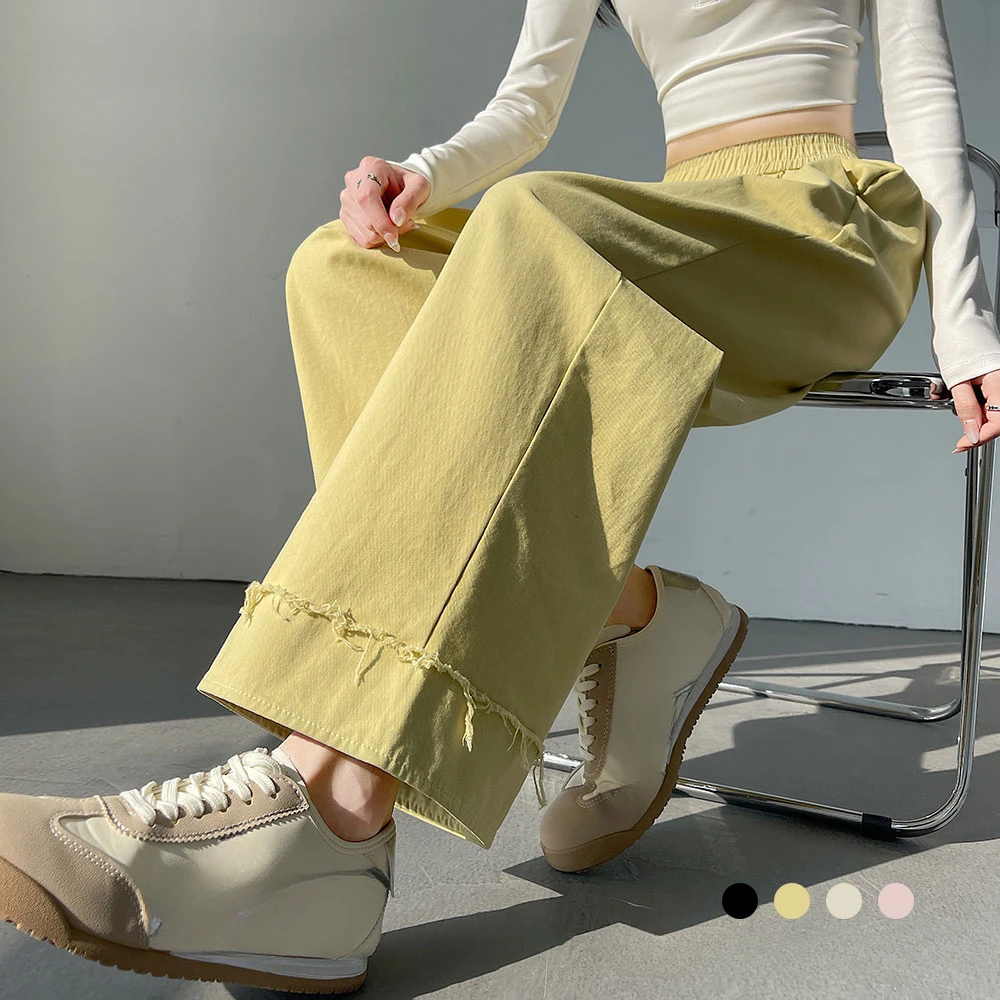 2025 New Spring Summer Tassel Ankle Length Wide Leg Pants for Women Elegant Office Lady Korean Women's Casual Loose Pants Female
2025 New Spring Summer Tassel Ankle Length Wide Leg Pants for Women Elegant Office Lady Korean Women's Casual Loose Pants Female