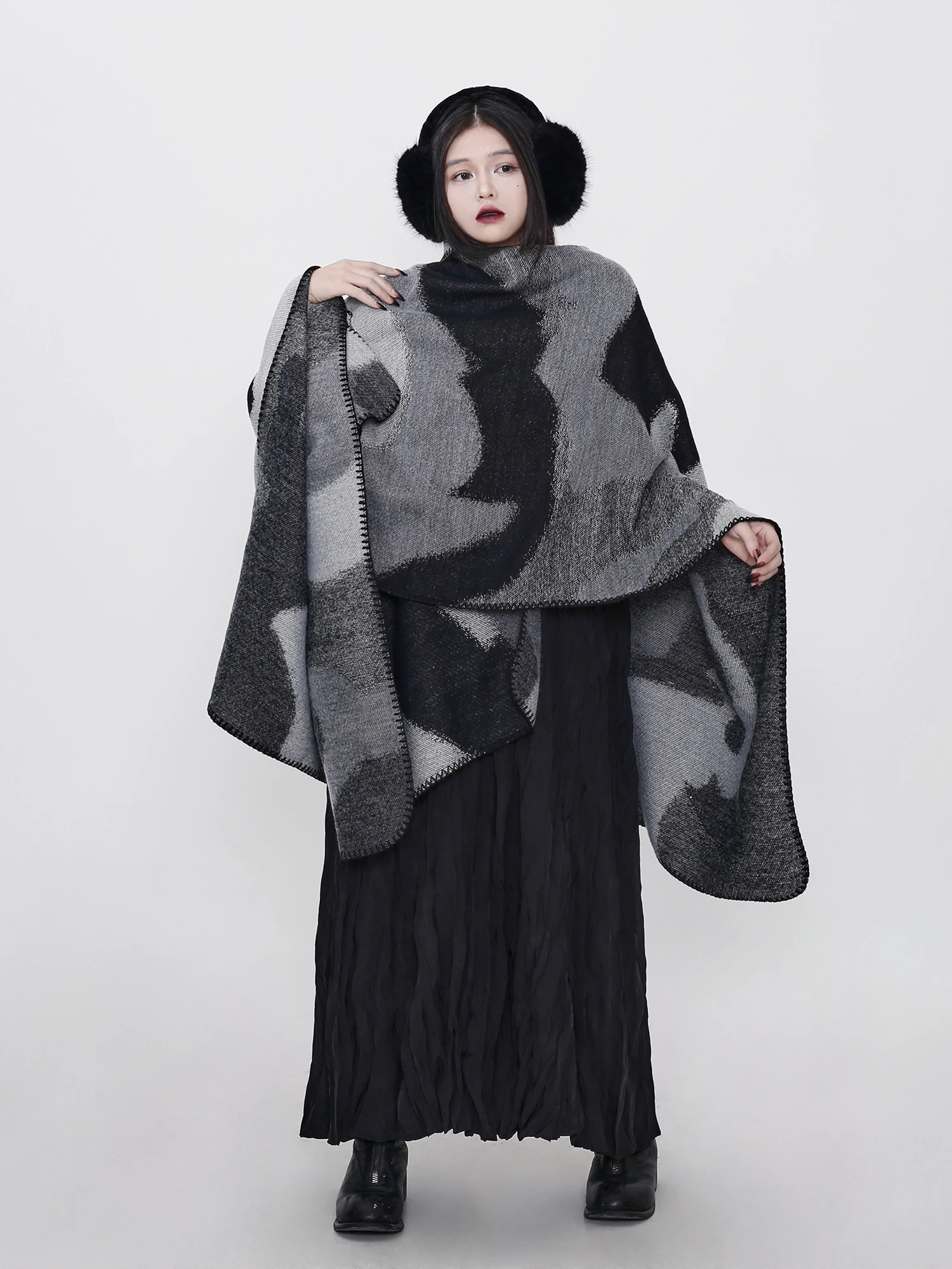 Dark Design Double-Sided Cashmere-Imitated Scarf Shawl Warmth Floral Pattern Autumn Winter New Chinese Style for Men And Women
Dark Design Double-Sided Cashmere-Imitated Scarf Shawl Warmth Floral Pattern Autumn Winter New Chinese Style for Men And Women