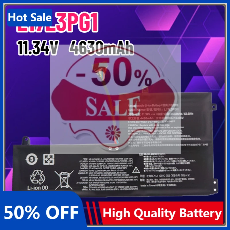 New L17L3PG1 Laptop Battery Replacement For Lenovo Legion Y530-15ICH Y540 Y545-PG0 Y740-15IRH Y740-15ICHG Legion L17C3PG1 L17M3
New L17L3PG1 Laptop Battery Replacement For Lenovo Legion Y530-15ICH Y540 Y545-PG0 Y740-15IRH Y740-15ICHG Legion L17C3PG1 L17M3