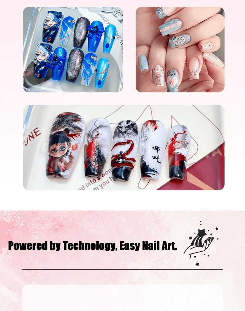Portable 3D Nail Art Printer