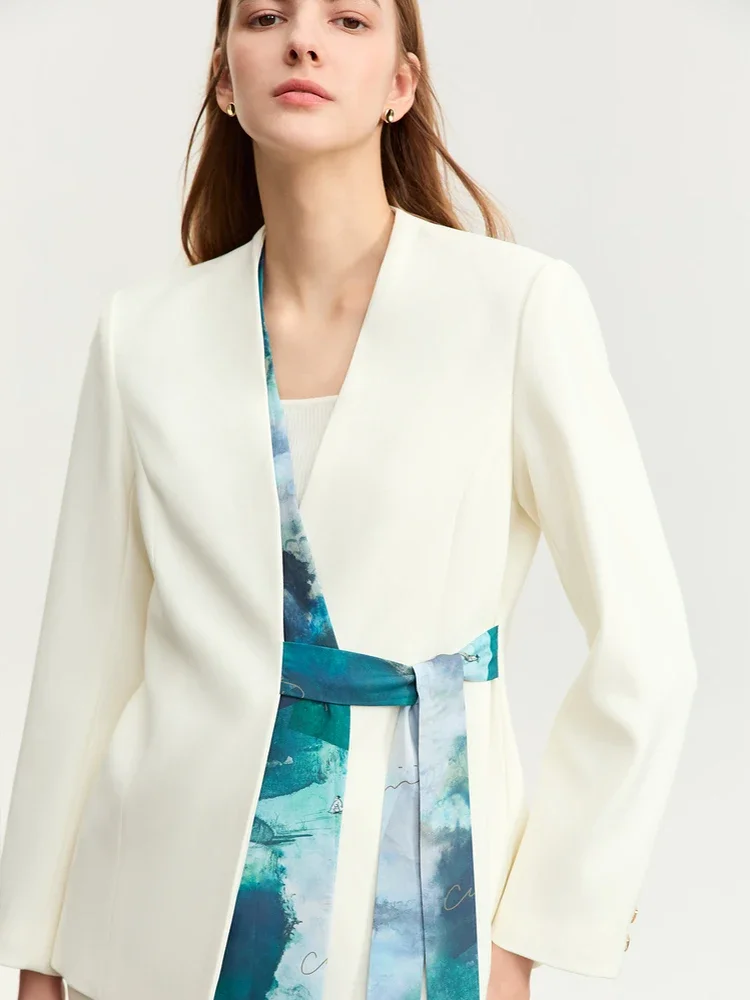 AMII Jacket for Women 2025 Spring New Chinese Style Print Lace-up Blazer Office Lady Casual Trousers Pant Separately 12373037
AMII Jacket for Women 2025 Spring New Chinese Style Print Lace-up Blazer Office Lady Casual Trousers Pant Separately 12373037