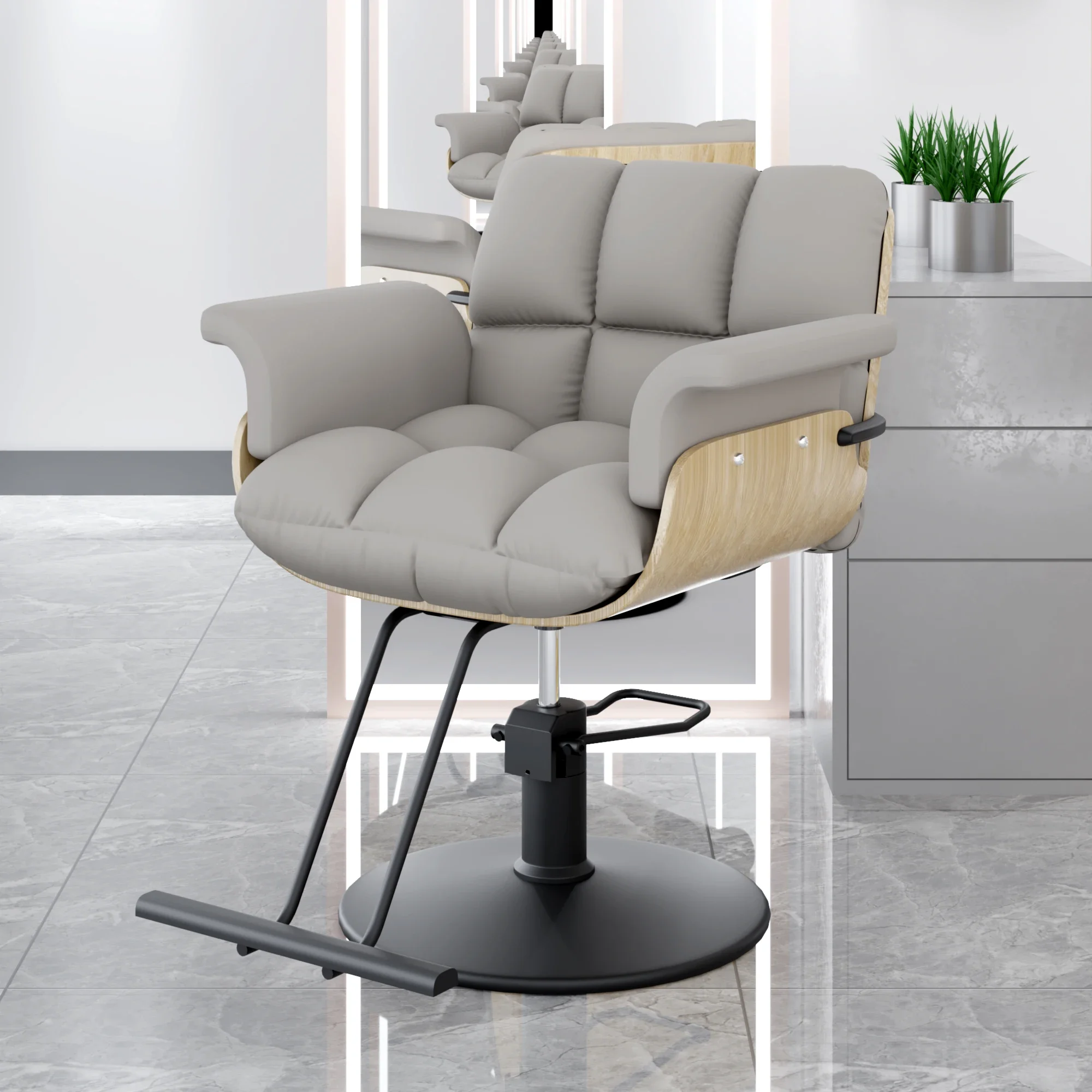 Internet celebrity haircut chair high-end hair salon special hair cutting stool perm and dyeing barber shop chair lift rotation
Internet celebrity haircut chair high-end hair salon special hair cutting stool perm and dyeing barber shop chair lift rotation
