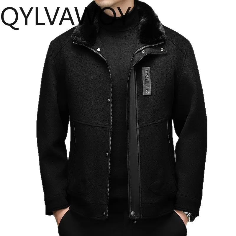 QYLVAWOY New Real Leather Jacket Shearling Jacket High-end Wool Man Jackets for Man Leather Coat Warm Jaqueta Masculina Fashion
QYLVAWOY New Real Leather Jacket Shearling Jacket High-end Wool Man Jackets for Man Leather Coat Warm Jaqueta Masculina Fashion