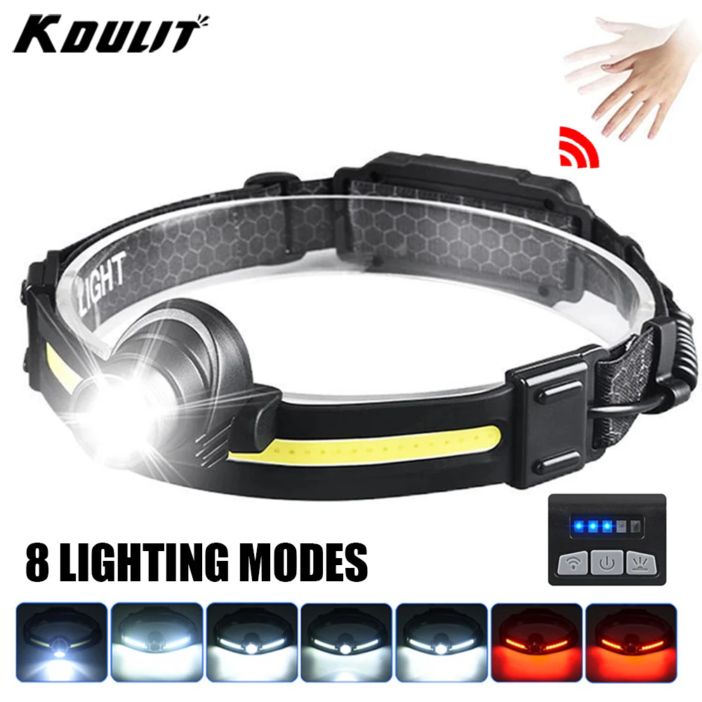 USB Rechargeable Led Induction Headlamp XPG+COB Head Flashlight Head Led Light for Fishing Camping Headlight with Power display
USB Rechargeable Led Induction Headlamp XPG+COB Head Flashlight Head Led Light for Fishing Camping Headlight with Power display