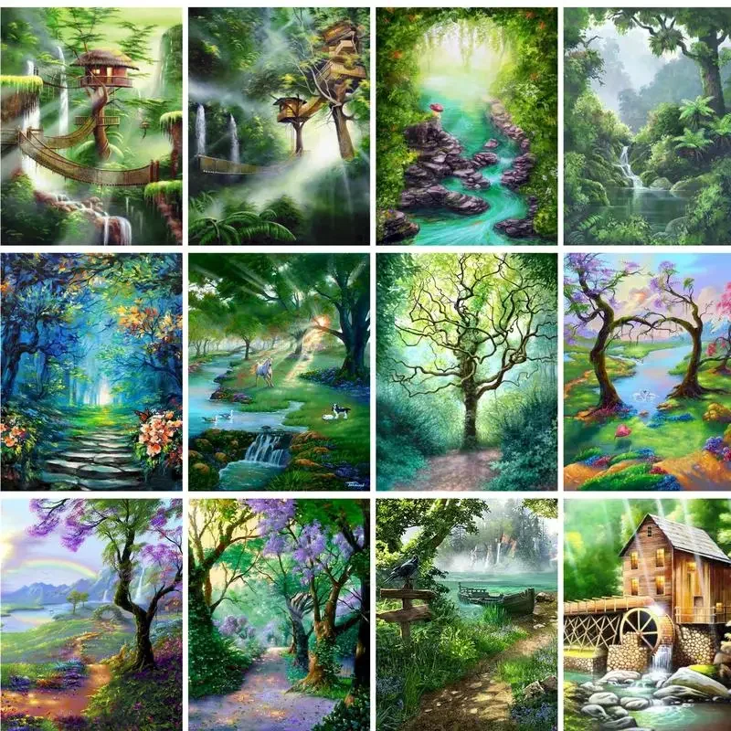 Modern Paint By Numbers Dreamy Forest Diy Gift Art Supplies Home Decors Fantasy With Adults Crafts
Modern Paint By Numbers Dreamy Forest Diy Gift Art Supplies Home Decors Fantasy With Adults Crafts