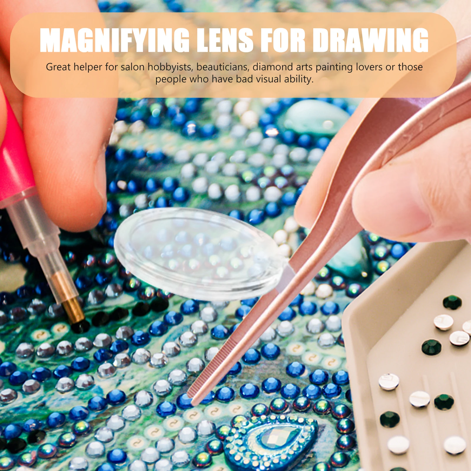 10pcs Point Drill Pen Magnifier Embroidery Magnifying Lens Diamond Arts Holder Foldable Portable Glass For Sewing Handmade
10pcs Point Drill Pen Magnifier Embroidery Magnifying Lens Diamond Arts Holder Foldable Portable Glass For Sewing Handmade