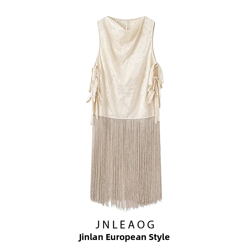 JNLEAOG Summer New Fashion Heavy Work Hook Flower Tassel Sleeveless Vest Versatile Matching Women's Wear Polyester Fiber
JNLEAOG Summer New Fashion Heavy Work Hook Flower Tassel Sleeveless Vest Versatile Matching Women's Wear Polyester Fiber