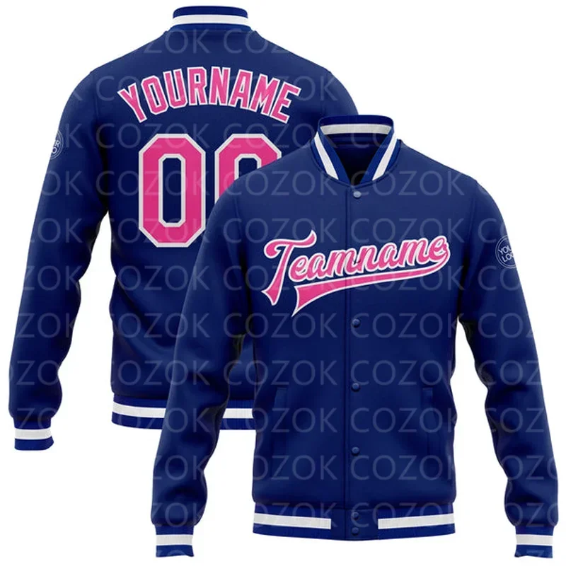 Custom Blue Pink 3D Printed Baseball Button Jacket Bomber Full-Snap Varsity Letterman Jacket
Custom Blue Pink 3D Printed Baseball Button Jacket Bomber Full-Snap Varsity Letterman Jacket