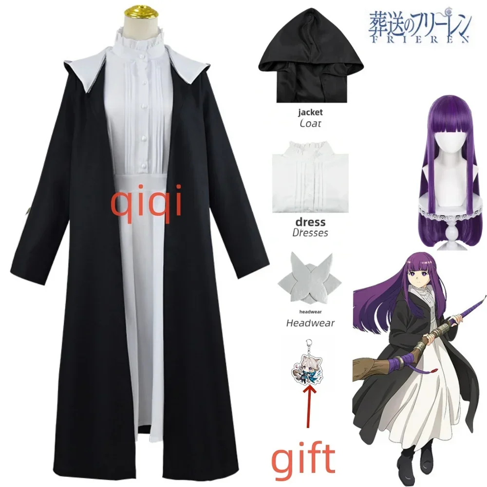 Frieren at the Funeral Cosplay Fern Costume Adult Carnival Uniform Wig Anime Halloween Party Costumes Masquerade Women Game
Frieren at the Funeral Cosplay Fern Costume Adult Carnival Uniform Wig Anime Halloween Party Costumes Masquerade Women Game