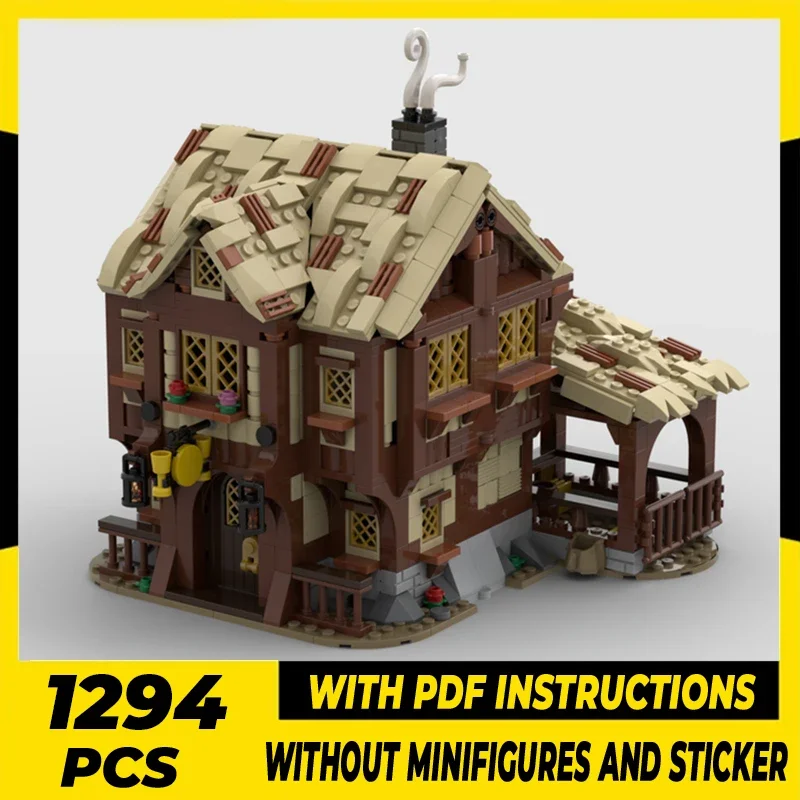 Medieval Street View Model Moc Building Bricks Village Tavern Technology Modular Blocks Gifts Christmas Toys DIY Sets Assembly
Medieval Street View Model Moc Building Bricks Village Tavern Technology Modular Blocks Gifts Christmas Toys DIY Sets Assembly