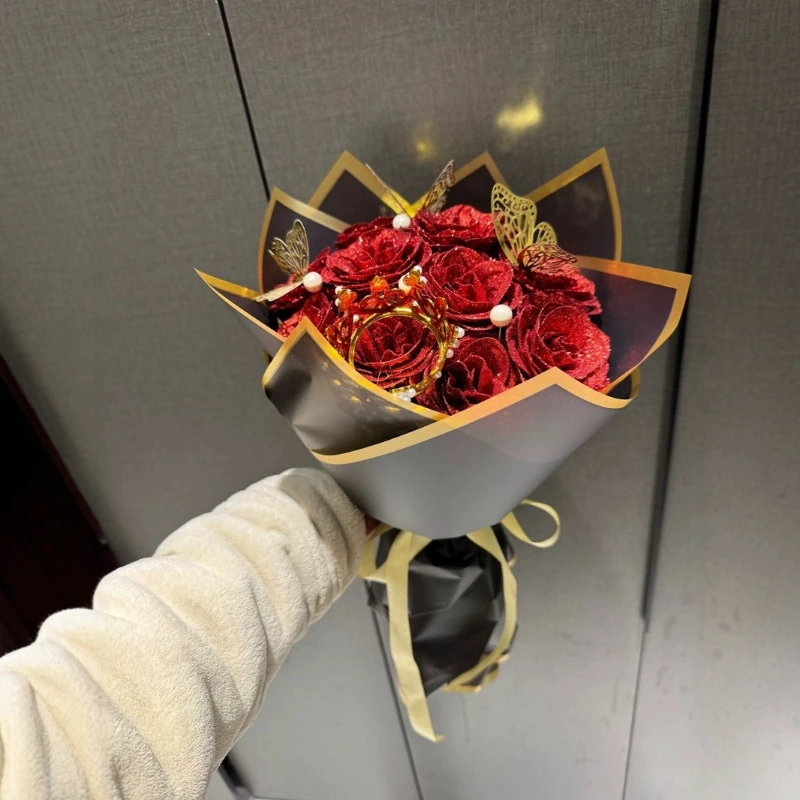 Букет из 12/24 искусственных роз с блестками, вечные розы, букет цветов, искусственные розы для самостоятельного оформления, подарок на День святого Валентина или День рождения
Букет из 12/24 искусственных роз с блестками, вечные розы, букет цветов, искусственные розы для самостоятельного оформления, подарок на День святого Валентина или День рождения