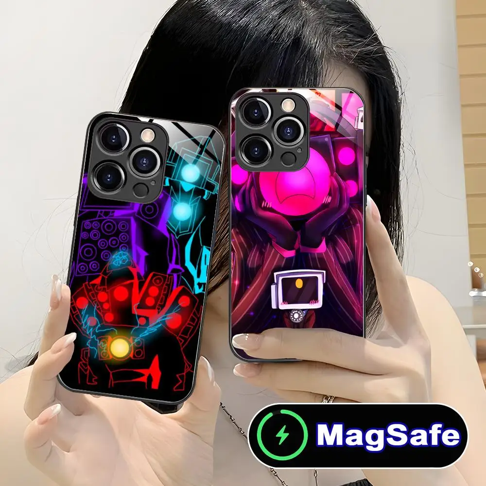 Чехол для телефона Skibidi Toilet TV Camera Man для iPhone 17 16 15 14 13 12 11 Air Pro Max Plus Mini, стеклянный, цветной, с поддержкой MagSafe
Чехол для телефона Skibidi Toilet TV Camera Man для iPhone 17 16 15 14 13 12 11 Air Pro Max Plus Mini, стеклянный, цветной, с поддержкой MagSafe