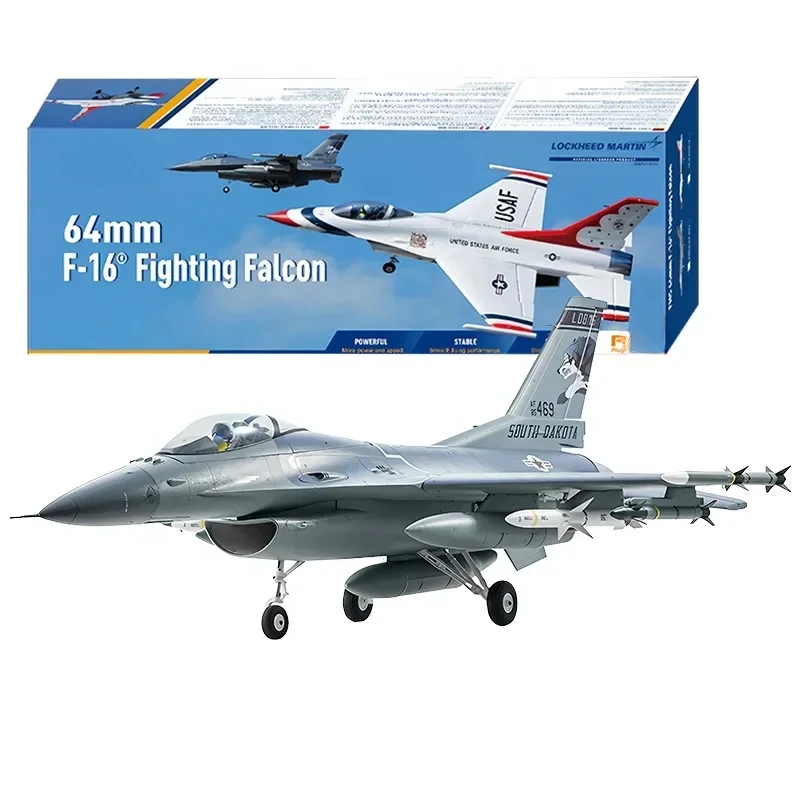 FMS Hobby Модель Самолета RC Jet Самолет Истребитель EDF F16 Fighting Falcon Бесщеточный 40A ESC EPO 6-CH 64mm 14.8V 9G Сервопривод PNP Открытый
FMS Hobby Модель Самолета RC Jet Самолет Истребитель EDF F16 Fighting Falcon Бесщеточный 40A ESC EPO 6-CH 64mm 14.8V 9G Сервопривод PNP Открытый