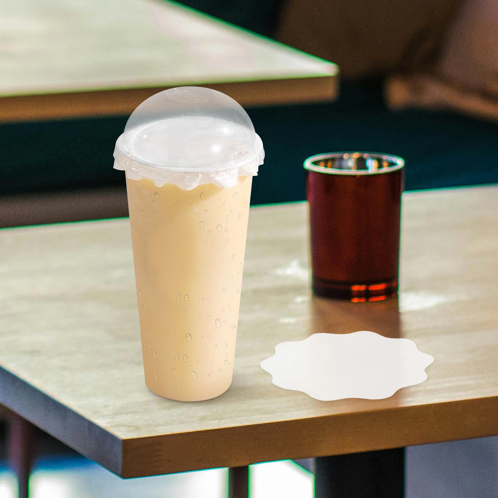 500pcs Leakproof Cup Liners Thickened Paper Oil Resistant Splashproof Sealing Caps for Milk Tea Coffee Drink Covers Hygienic
500pcs Leakproof Cup Liners Thickened Paper Oil Resistant Splashproof Sealing Caps for Milk Tea Coffee Drink Covers Hygienic