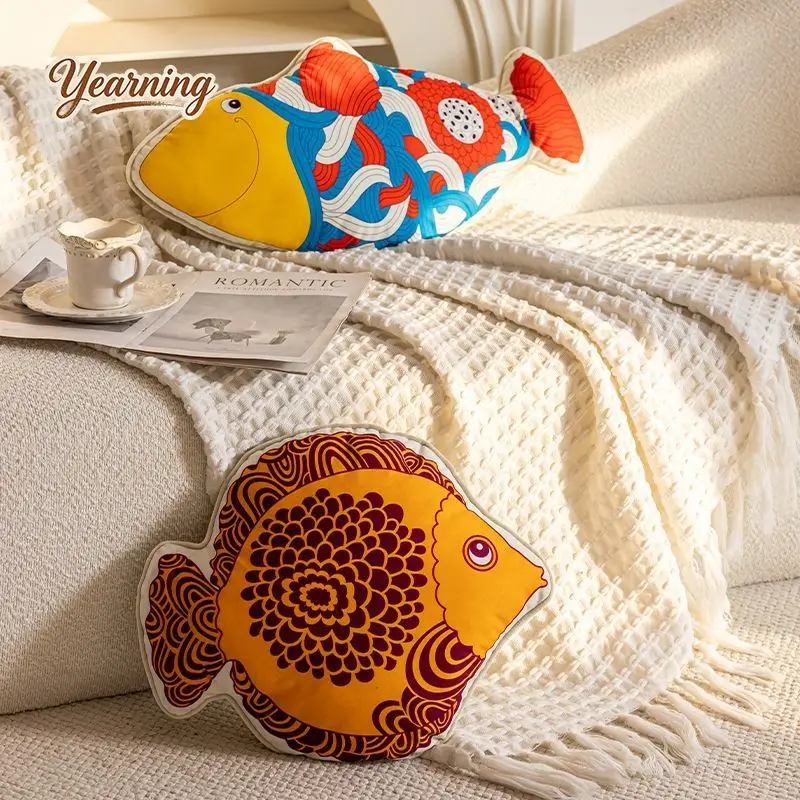 Cute Fish-shaped Pillow Irregular Creative Cushion Sofa Bedside Back Pillow for Bedroom Living Room Home Decor
Cute Fish-shaped Pillow Irregular Creative Cushion Sofa Bedside Back Pillow for Bedroom Living Room Home Decor