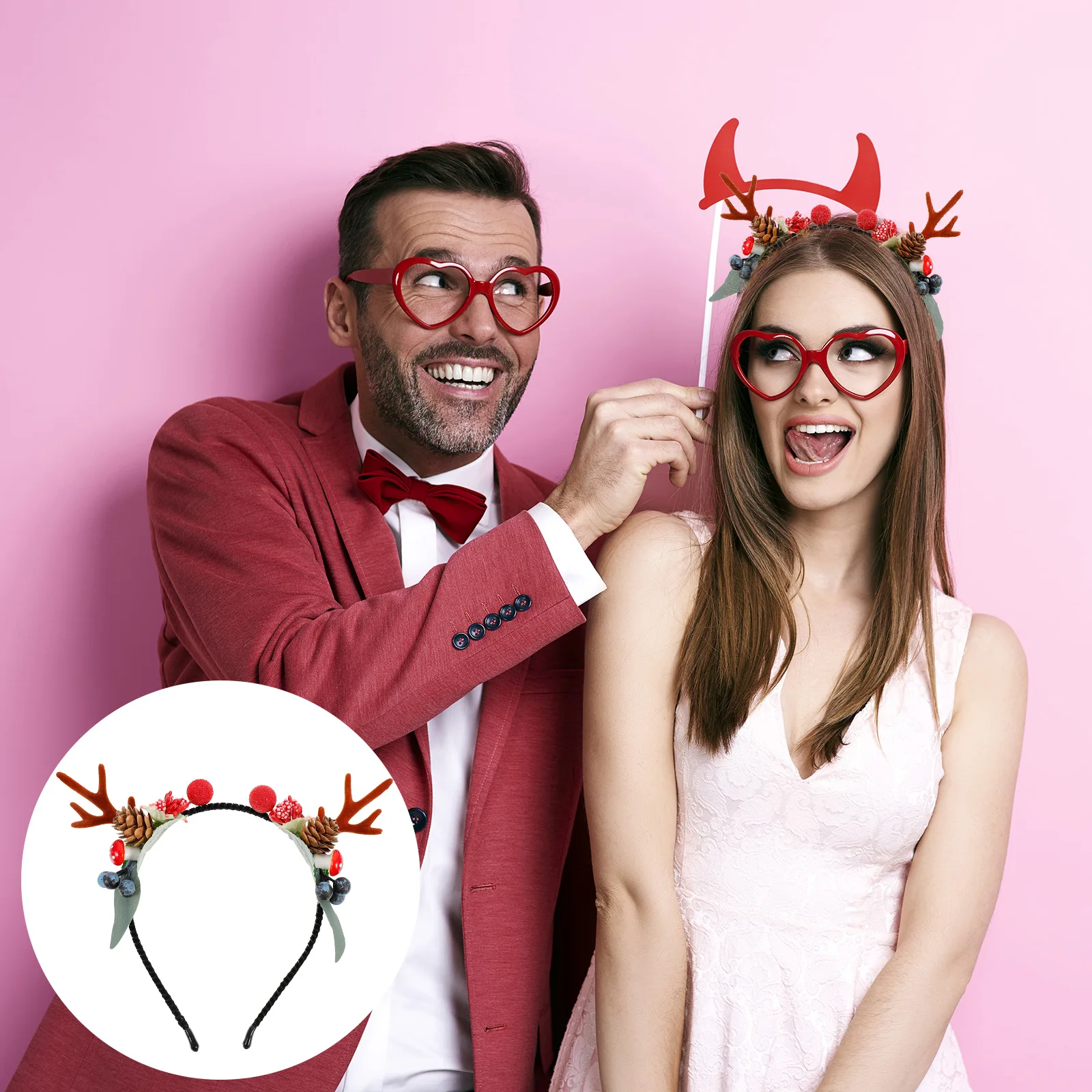 Antler Headband Miss Hair Accessories Antlers Iron Berries Decoration Reindeer Hairband
Antler Headband Miss Hair Accessories Antlers Iron Berries Decoration Reindeer Hairband