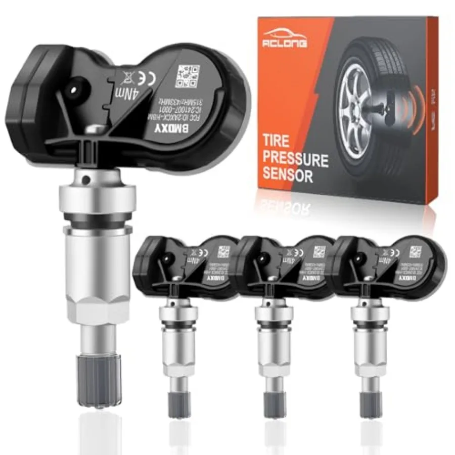 TPMS Sensor Multi-Protocol Tire Pressure Sensors Fit for BMW 315MHz and 433MHz Snap-in Tire Pressure Monitoring System Replace
TPMS Sensor Multi-Protocol Tire Pressure Sensors Fit for BMW 315MHz and 433MHz Snap-in Tire Pressure Monitoring System Replace