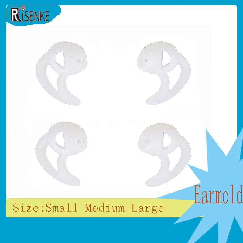 RISENKE Silicone Fin Ear Mold, Two Way Radio Replacement Earmold Earbud Tips for Surveillance Earpiece Coil Tube (Size:S M L)
RISENKE Silicone Fin Ear Mold, Two Way Radio Replacement Earmold Earbud Tips for Surveillance Earpiece Coil Tube (Size:S M L)