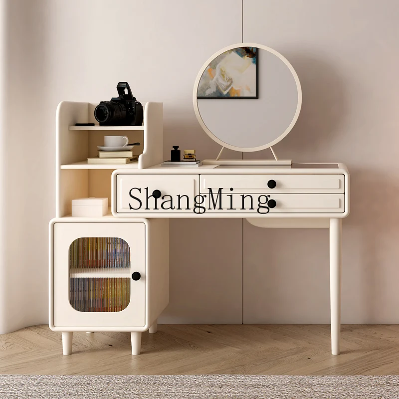 ZYY all-solid wood dresser modern simple retractable dresser desk integrated cream style
ZYY all-solid wood dresser modern simple retractable dresser desk integrated cream style