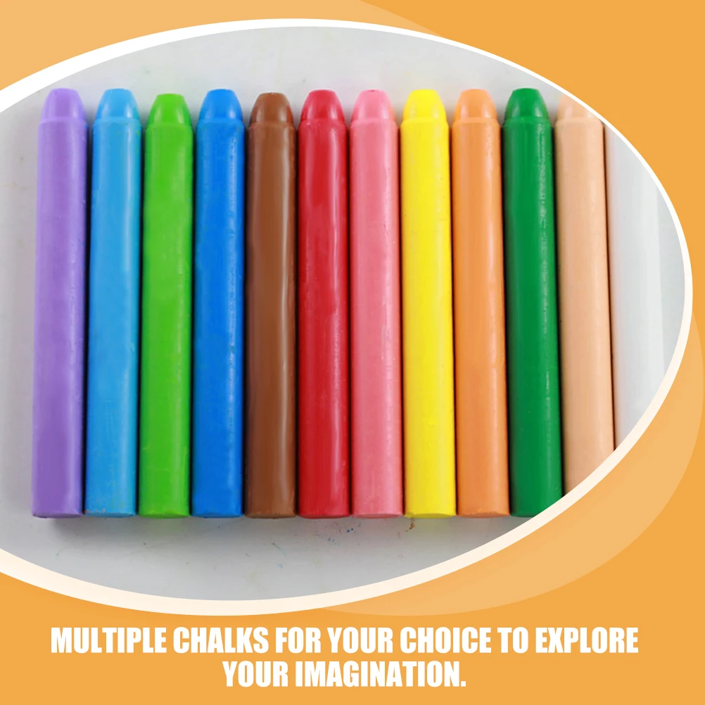 12 Pcs Dustless Colored Chalk Bulk Chalkboard Crayons Blackboard for Pencils Graffiti Drawing
12 Pcs Dustless Colored Chalk Bulk Chalkboard Crayons Blackboard for Pencils Graffiti Drawing
