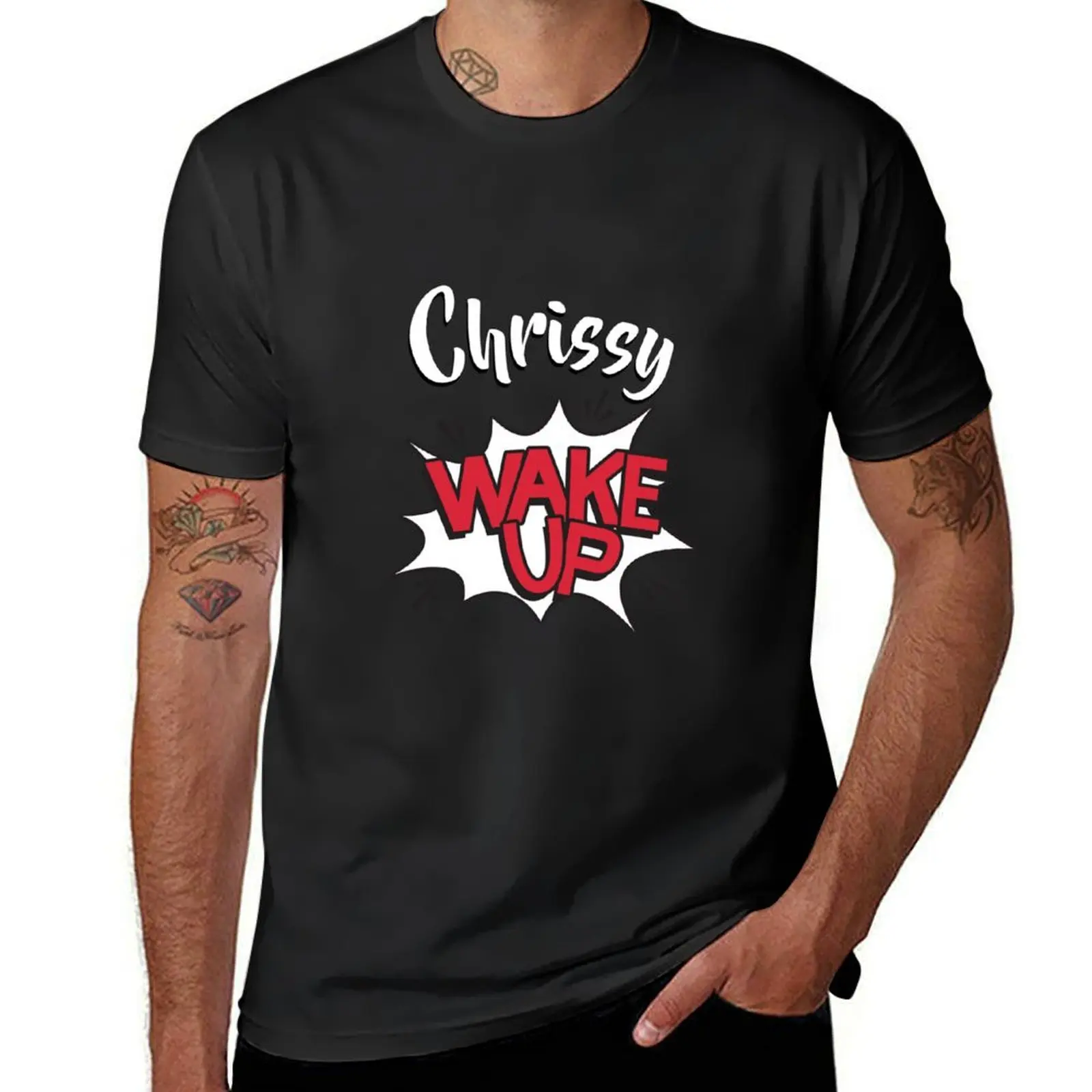 Chrissy wake up Vintage T-shirts T-Shirt summer clothes oversizeds plus sizes workout shirts for men
Chrissy wake up Vintage T-shirts T-Shirt summer clothes oversizeds plus sizes workout shirts for men