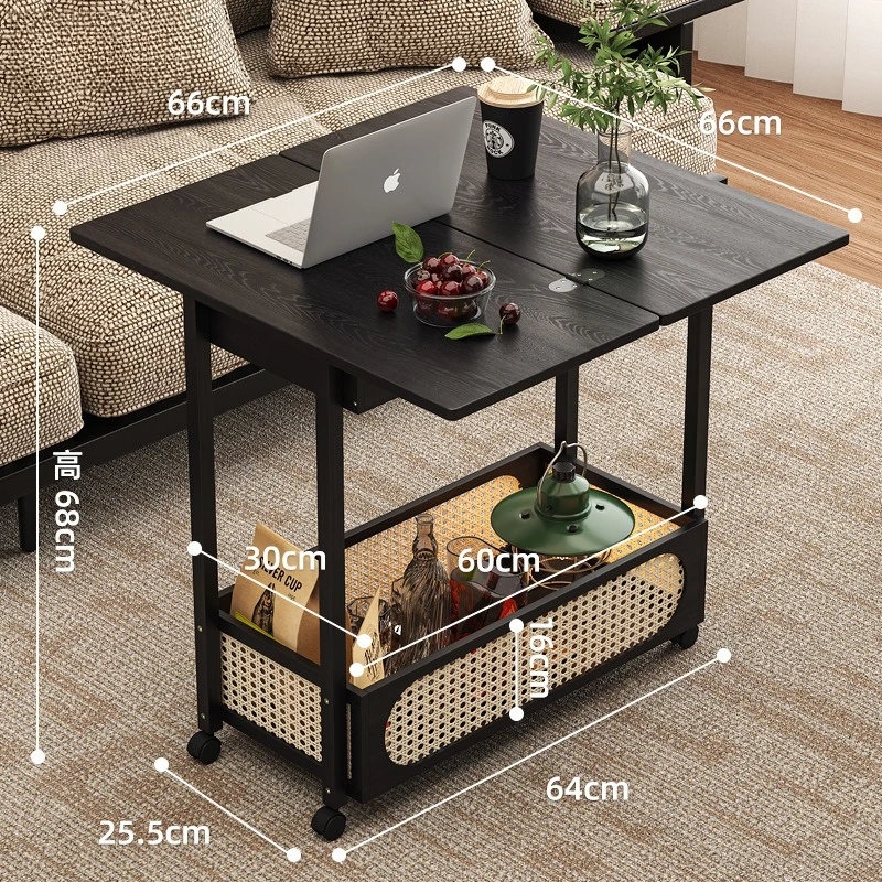 #New multi functional movable sofa side cabinet, foldable coffee table, foldable table, household storage cabinet
#New multi functional movable sofa side cabinet, foldable coffee table, foldable table, household storage cabinet