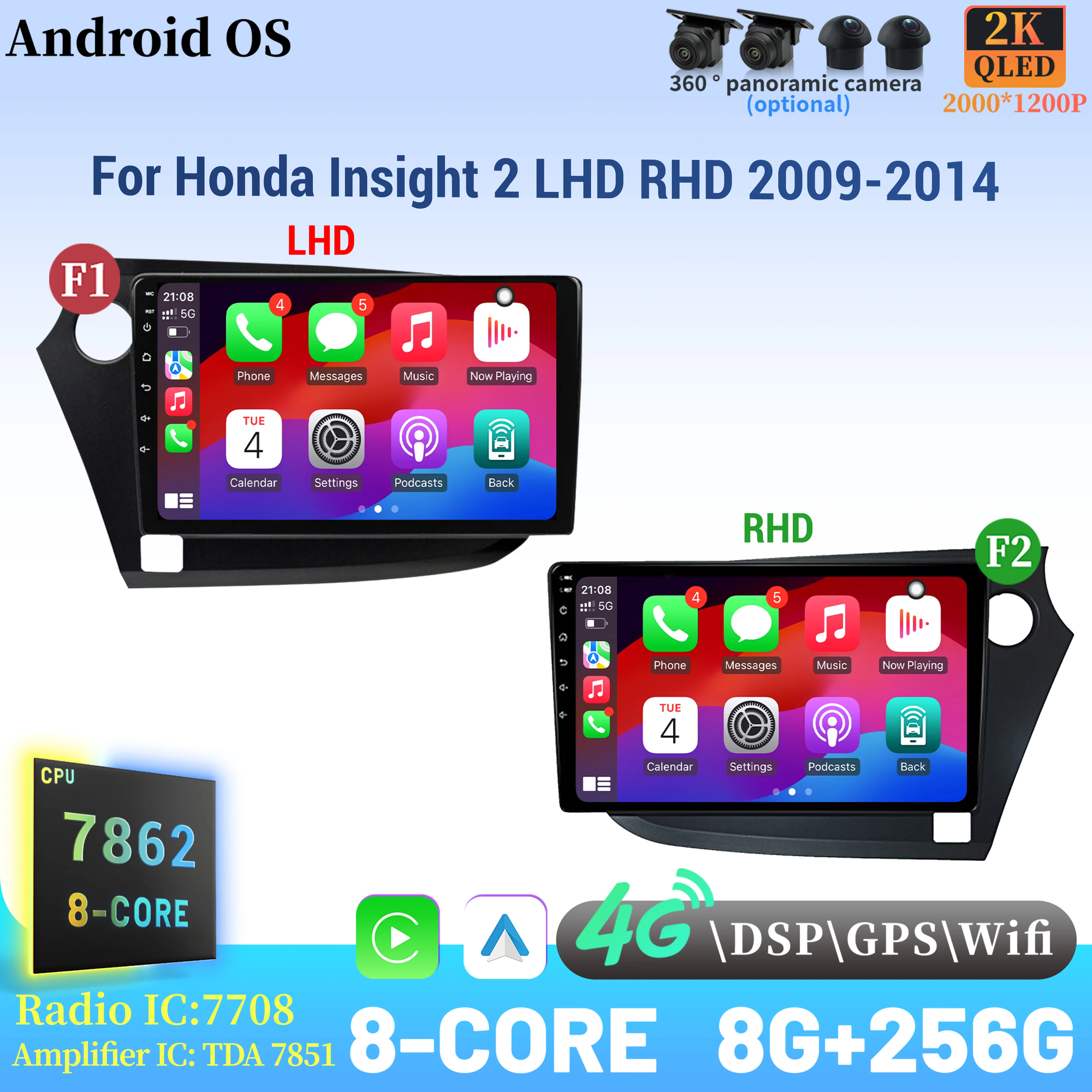 Car Radio Android 14 For Honda Insight 2LHD RHD 2009-2014 Navigation Multimedia Wireless BT Carplay Touch Screen
Car Radio Android 14 For Honda Insight 2LHD RHD 2009-2014 Navigation Multimedia Wireless BT Carplay Touch Screen