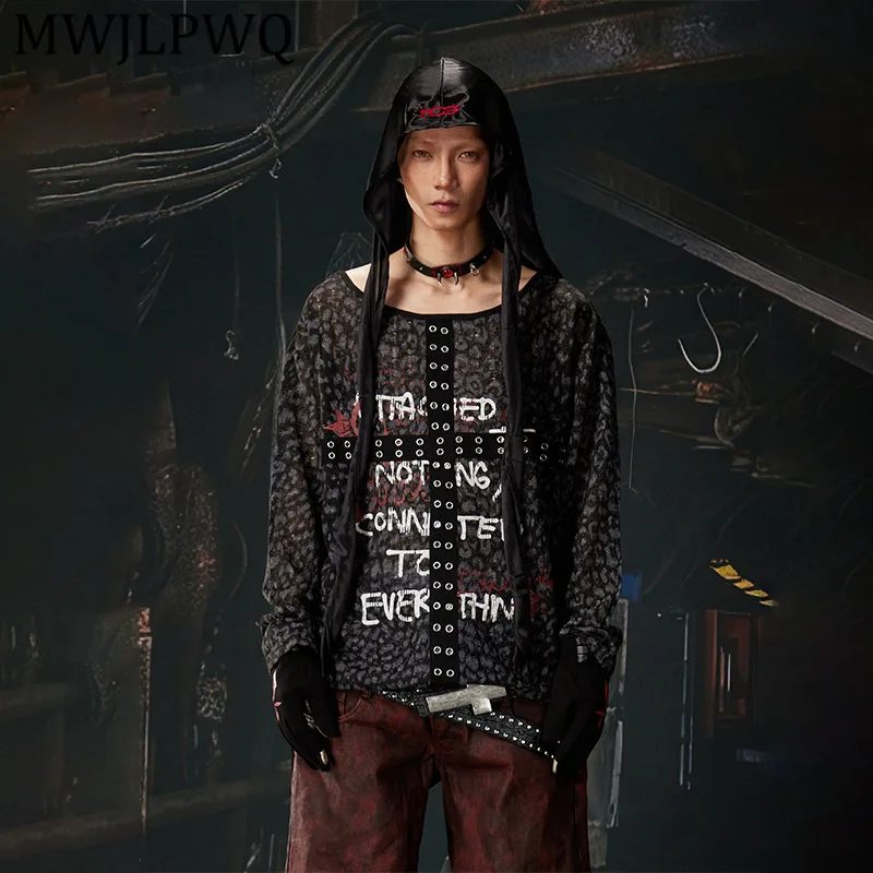 MWJLPWQ Men's Patchwork Printed Thin T-Shirt Male Drawstring Streetweear Niched Loose Street Style Unisex Casual Tops 15133
MWJLPWQ Men's Patchwork Printed Thin T-Shirt Male Drawstring Streetweear Niched Loose Street Style Unisex Casual Tops 15133