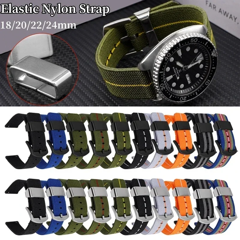 Nylon Watch Band 18mm 20mm 22mm 24mm for Omega for Swatch for Moonswatch Men Women Sport Quick Release Elastic Band for Seiko
Nylon Watch Band 18mm 20mm 22mm 24mm for Omega for Swatch for Moonswatch Men Women Sport Quick Release Elastic Band for Seiko
