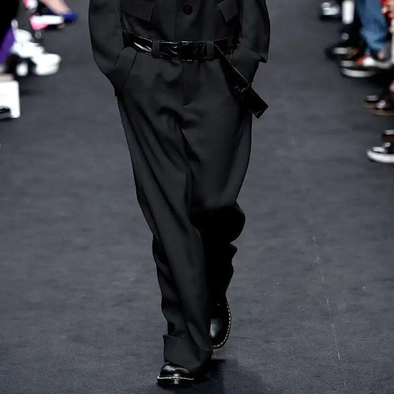 Fashion Urban Business Men's New Straight Trousers Loose Spring 2025 Solid Color Large Casual Or Wide Leg Pants
Fashion Urban Business Men's New Straight Trousers Loose Spring 2025 Solid Color Large Casual Or Wide Leg Pants