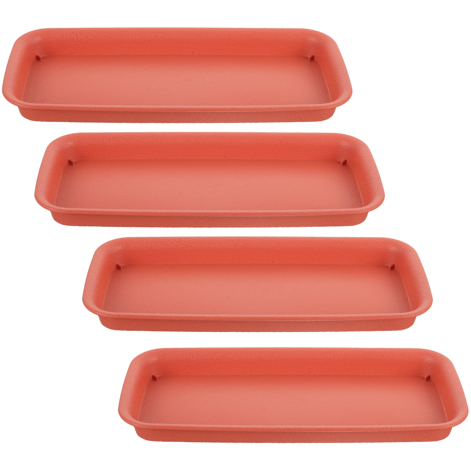 4 Pcs Waterproof Tray Pot Trays for Plants Dish Rectangular Saucer Red Saucers Outdoor Rectangle Drip Flower
4 Pcs Waterproof Tray Pot Trays for Plants Dish Rectangular Saucer Red Saucers Outdoor Rectangle Drip Flower