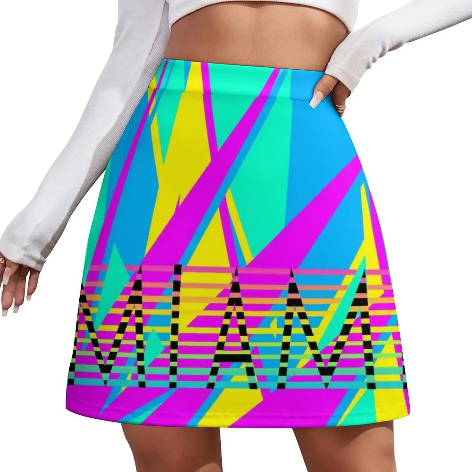 Miami 80s Sharp Neon Colors Retrowave edition Mini Skirt Women's skirt fairy core chic and elegant woman skirt
Miami 80s Sharp Neon Colors Retrowave edition Mini Skirt Women's skirt fairy core chic and elegant woman skirt