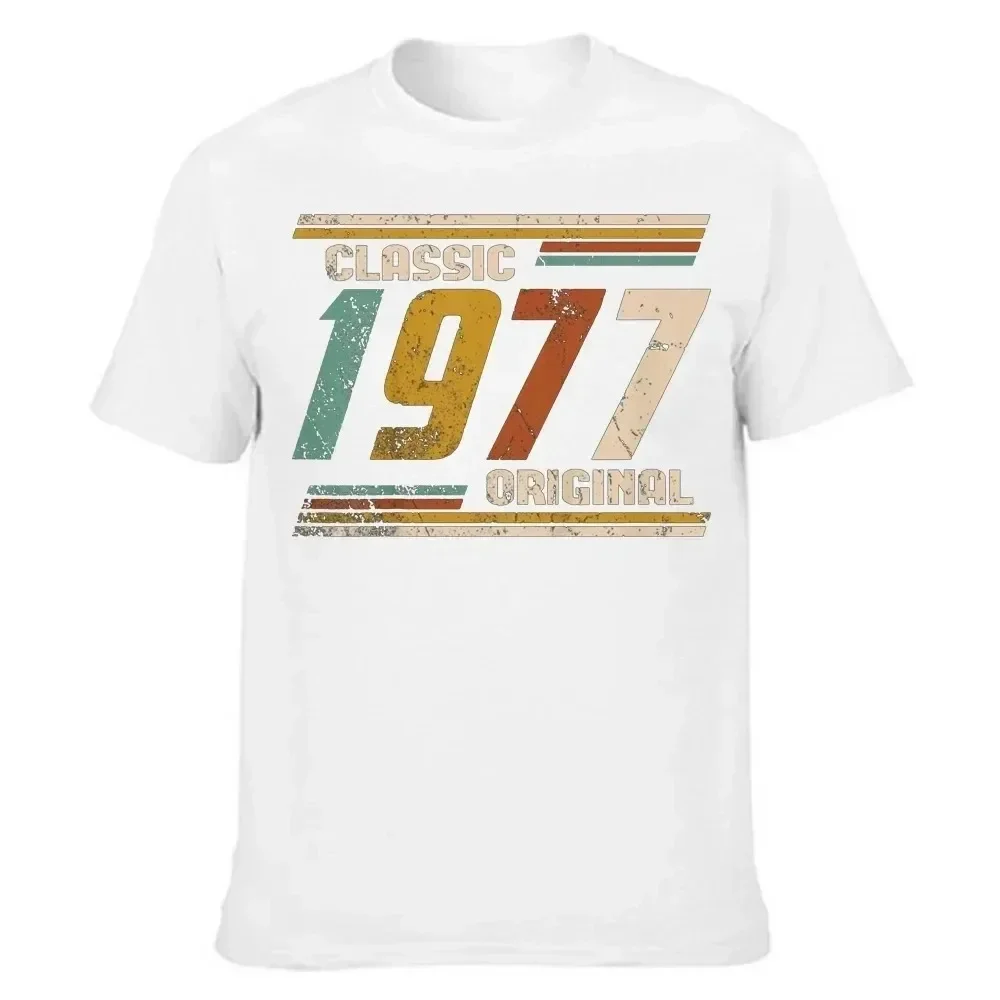 Novelty Awesome Retro Classic 1977 Print T-shirt Street Loose clothing Short sleeve birthday gift Summer Style T-shirt for men
Novelty Awesome Retro Classic 1977 Print T-shirt Street Loose clothing Short sleeve birthday gift Summer Style T-shirt for men