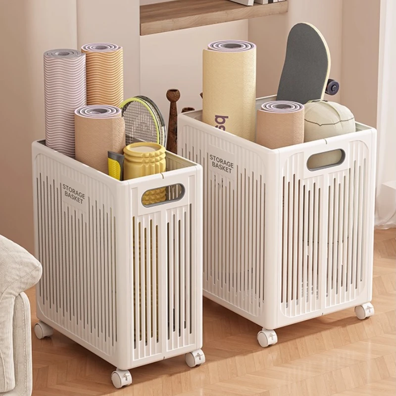 Yoga Mat Storage Basket, Large Capacity Sports Equipment Organizer, Portable Badminton Rackets Holder, Home Toy Storage Box
Yoga Mat Storage Basket, Large Capacity Sports Equipment Organizer, Portable Badminton Rackets Holder, Home Toy Storage Box