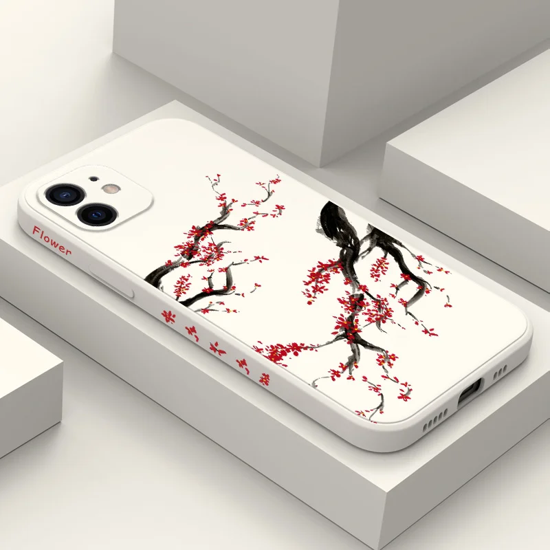 Cold Plum Snow Phone Case For iPhone 12 11 X XR XS 8 7 SE2 Plus Pro Max Mini Silicone Cover 
Cold Plum Snow Phone Case For iPhone 12 11 X XR XS 8 7 SE2 Plus Pro Max Mini Silicone Cover