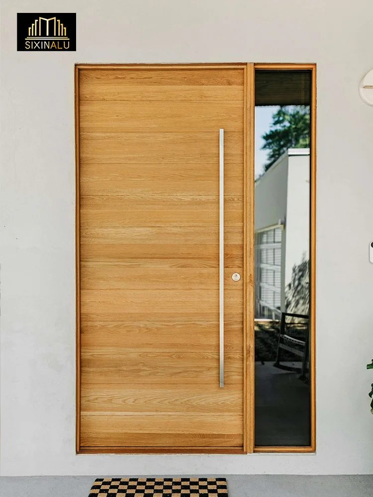 Sixinula Wooden Grain Main Entrance Doors Front Exterior Interior Entry Pivot Door Casement Security Door Aluminum Customize
Sixinula Wooden Grain Main Entrance Doors Front Exterior Interior Entry Pivot Door Casement Security Door Aluminum Customize