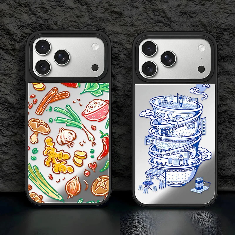 Porcelain Bowl Pattern Mirror Surface Magnetic Phone Case Cover for IPhone 12 13 14 15 16 17 Pro Max Case for IPhone 17 Air
Porcelain Bowl Pattern Mirror Surface Magnetic Phone Case Cover for IPhone 12 13 14 15 16 17 Pro Max Case for IPhone 17 Air