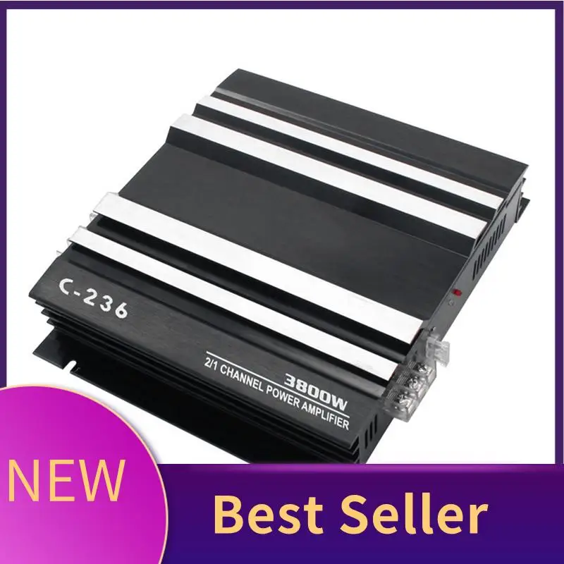 M07K-3800W High Power Car Sound Amplifier 2-Channel Car 12V Amplifier Stereo Car Audio Receiver Parts For Car Audio Modification
M07K-3800W High Power Car Sound Amplifier 2-Channel Car 12V Amplifier Stereo Car Audio Receiver Parts For Car Audio Modification