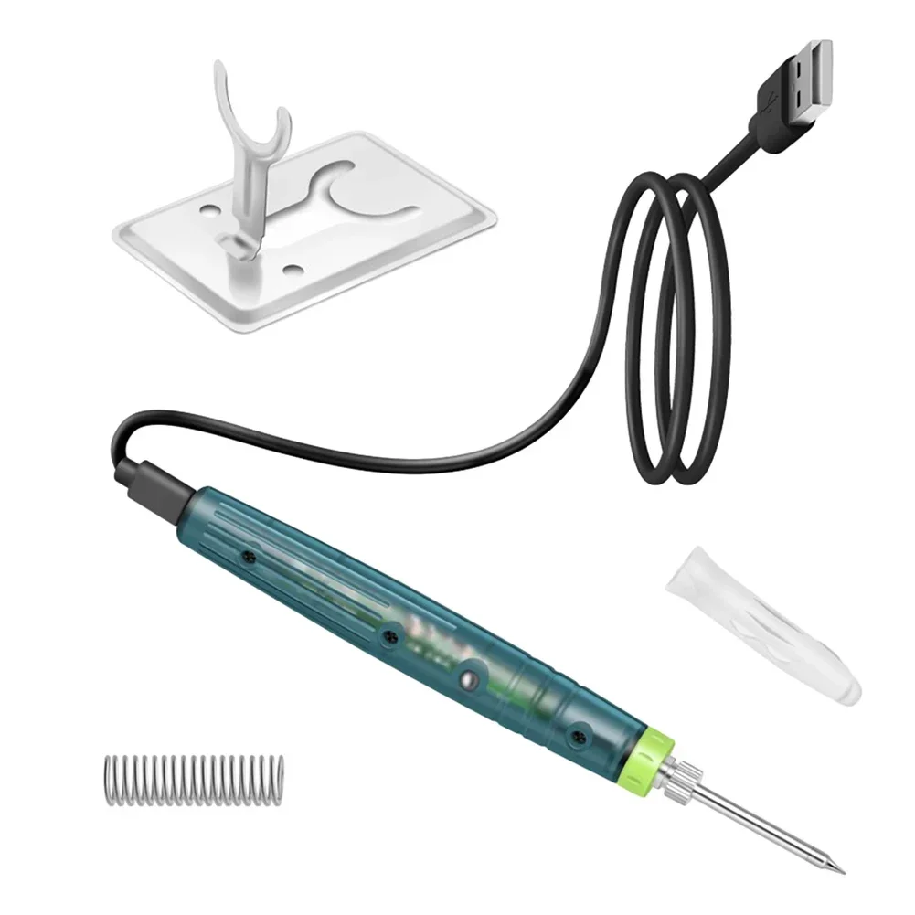 Handy USB Soldering Iron for Small Welding Jobs, Portable and Easy to use, ABS+ Stainless Steel, Gray head, Quick Heat up
Handy USB Soldering Iron for Small Welding Jobs, Portable and Easy to use, ABS+ Stainless Steel, Gray head, Quick Heat up
