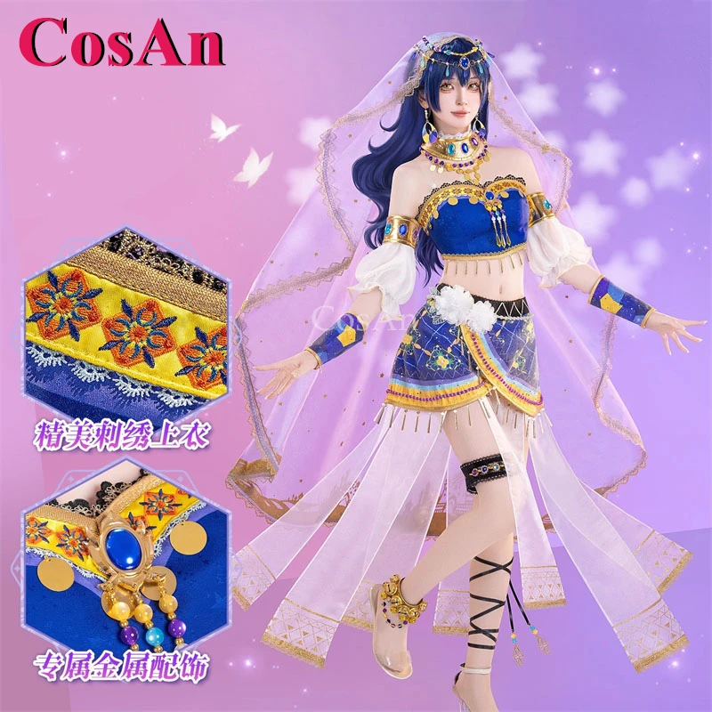 CosAn Anime LoveLive Sonoda Umi Cosplay Costumes Dancing Diva Awakening Sweet Dress Halloween Party Role Play Clothing S-XL New
CosAn Anime LoveLive Sonoda Umi Cosplay Costumes Dancing Diva Awakening Sweet Dress Halloween Party Role Play Clothing S-XL New